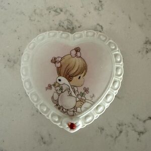 Precious Moments July trinket box
